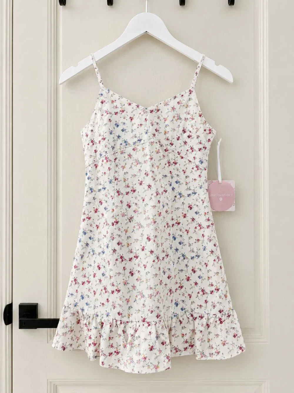 NWT LoveShackFancy x Target Girls' Isabella Sunrise Patchwork Denim Dress 16